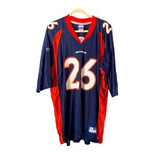 Reebok On-Field NFL Denver Broncos‎ Clinton Portis Men’s 2XL Football Jersey